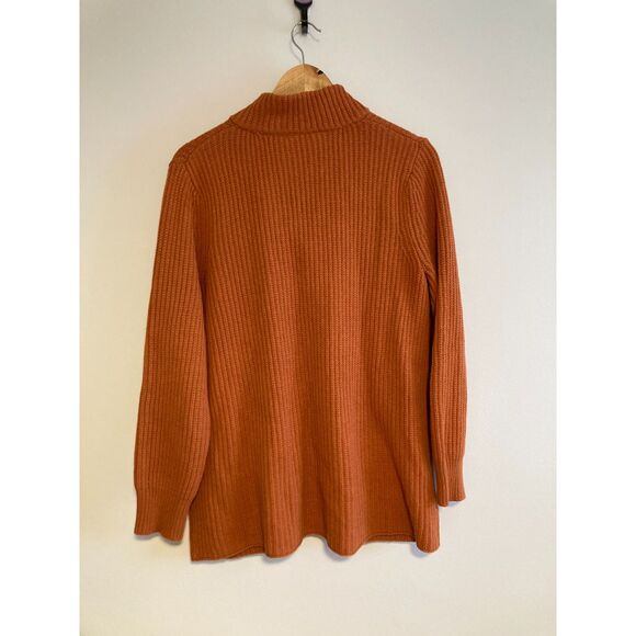 Women's Soft Surroundings Quarter Button Top | Highland Sweater PETITE L… - Picture 3 of 4